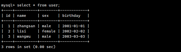 mysql