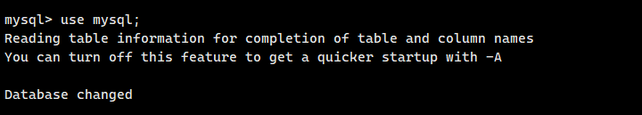 mysql