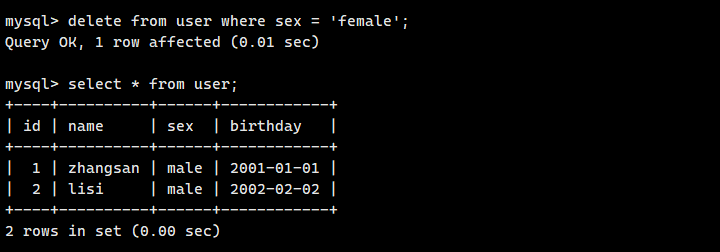 mysql