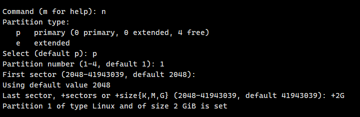 fdisk