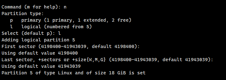 fdisk