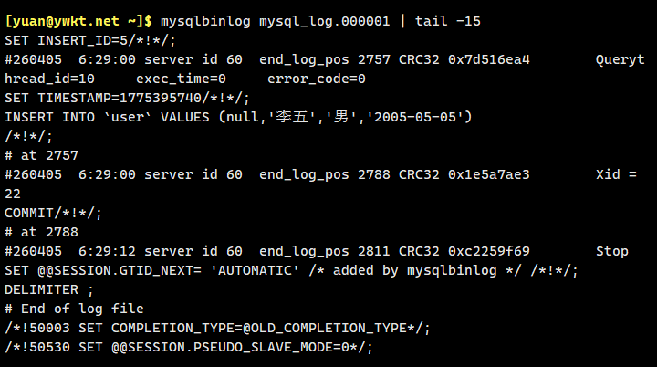 mysql